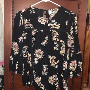 floral blouse